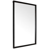 Northwood Black 24" x 35" Rectangular Metal Wall Mirror