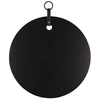 Northwood Black Silver 19" Round Frameless Wall Mirror