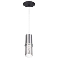 George Kovacs Larry 3 1/2" Wide Satin Aluminum Mini Pendant