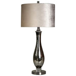 Table Lamp - North Bay Finish - Faux Leather Hardback Fabric Shade