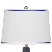 Morgan Dark Blue Ceramic Table Lamp
