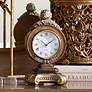 A la Mode 8 1/2" High Traditional Table Clock