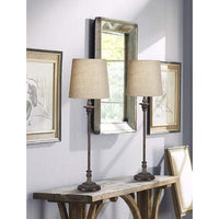 Bentley Weathered Brown Buffet Table Lamp