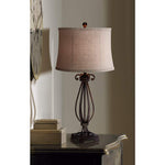 Taos Scroll Iron Table Lamp by Regency Hill