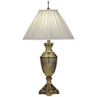 Urn Style Burnished Brass Table Lamp