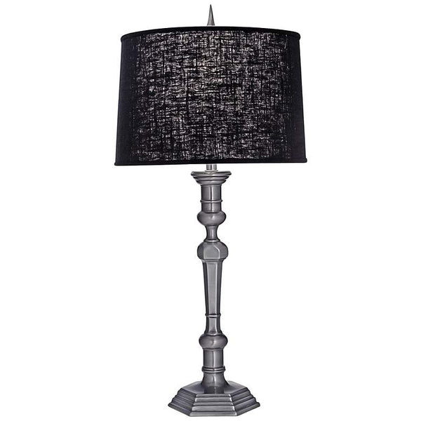 Gunmetal And Chelsea Black Table Lamp