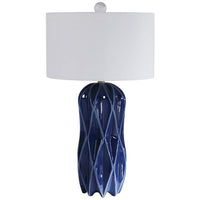 Malena Blue Ceramic Table Lamp