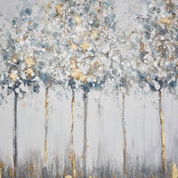 Blue Midst Forest 3-Piece Canvas Wall Art Set