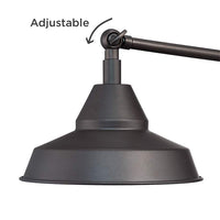 Turnbuckle Bronze LED Desk Lamp with USB Port