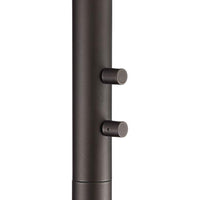 Warwick Tree Torchiere Floor Lamp with Gooseneck Side Lights and LED Bulbs