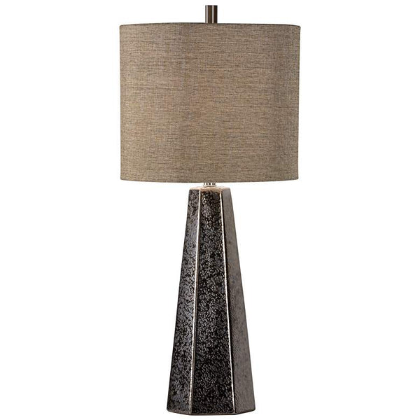 Antonella Textured Bronze Glaze Ceramic Table Lamp