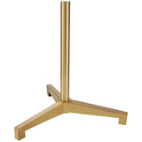 Possini Euro Encino Antique Brass Modern Tripod Floor Lamp