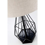 Lite Source Milton Matte Black Metal Table Lamp