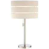 Lite Source Falan Brushed Nickel Modern Table Lamp