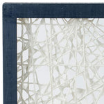 Hunter Ivory and Indigo 15 1/2"H 2-Piece Framed Wall Art Set