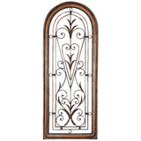 Uttermost Petite Cristy 50" High Arched Metal Wall Art