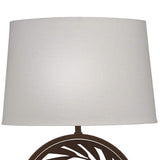 Keithia Oxidized Bronze Zinc Table Lamp