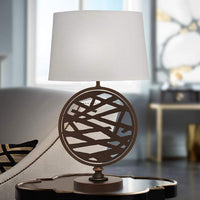 Holt Oxidized Bronze Zinc Table Lamp