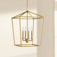 Madison 18" Wide Bronze 4-Light Entry Pendant