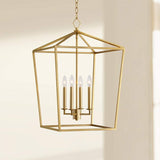 Madison 18" Wide Bronze 4-Light Entry Pendant
