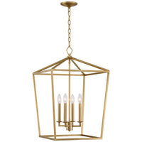 Madison 18" Wide Bronze 4-Light Entry Pendant