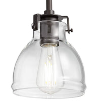 Possini Euro Bellis 6 1/2" Wide Brushed Mini Pendant