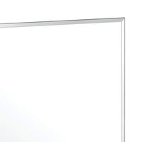 Elevate Matte Black 23 1/2" x 24" Frameless Wall Mirror