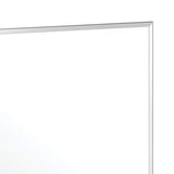 Elevate Matte Black 23 1/2" x 24" Frameless Wall Mirror