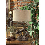 Crestview Collection Moose Antique Bronze Table Lamp