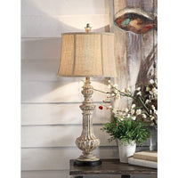 Crestview Collection Cameron Antique Wood Table Lamp