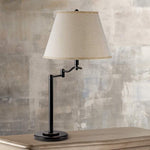 Stila Dark Bronze Swing Arm Table Lamp