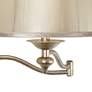 Kathy Ireland Moroccan Mist Plug In Swing Arm Wall Lamp