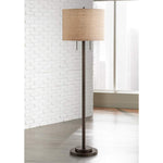 Garth Twin Pull Chain Transitional Bronze Floor Lamp