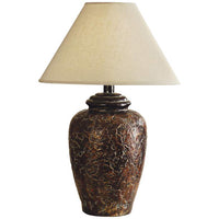 Socorro Bronze Finish Large Jar Southwest Table Lamp