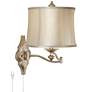 Kathy Ireland Moroccan Mist Plug In Swing Arm Wall Lamp