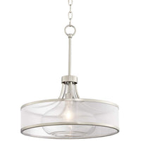 Possini Euro Layne 19 1/4" Wide Brushed Nickel Pendant Light