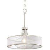 Possini Euro Layne 19 1/4" Wide Brushed Nickel Pendant Light