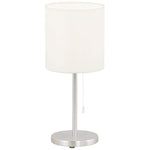 Sendo - 1-Light Table Lamp - Aluminum - Cream Fabric