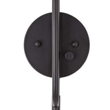 Possini Euro Ballard Black Swing Arm Plug-In Wall Lamp