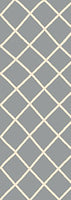 Trellis Gray/Grey Ivory Area Rugs