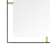 Varaluz Casa Framed Matte Black 20" Square Wall Mirror