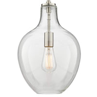 Keegan 10 1/2" Wide Brushed Nickel Mini Pendant