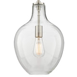 Keegan 10 1/2" Wide Brushed Nickel Mini Pendant