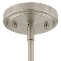 Keegan 10 1/2" Wide Brushed Nickel Mini Pendant