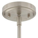 Keegan 10 1/2" Wide Brushed Nickel Mini Pendant