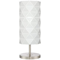 Lite Source Pandora Brushed Nickel Uplight Accent Table Lamp