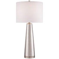 Lite Source Tyrone Silver Ceramic Table Lamp
