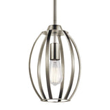 Kichler Tao 8" Wide Brushed Nickel Mini Pendant