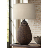 Paloma Tobacco Brown Finish Rustic Table Lamp