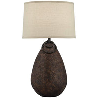 Paloma Tobacco Brown Finish Rustic Table Lamp